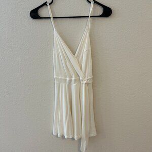Cream Urban Outfitters Romper